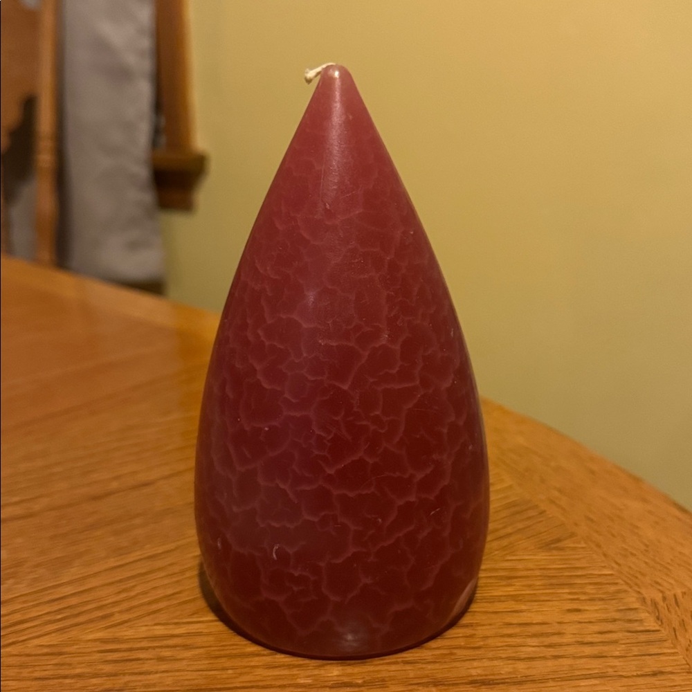 Barrick Design Candle 7” rose pink